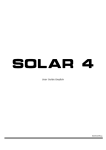 SOLAR 4 - User Guide english - Wittner