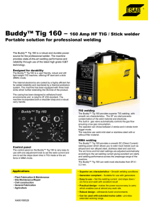 Buddy™ Tig 160