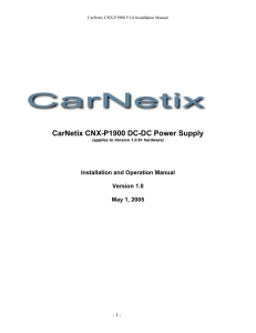 CNX-P1900 - Carnetix