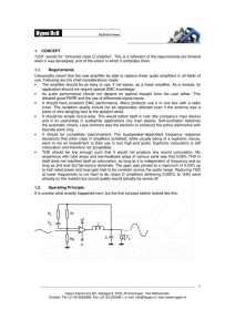 1 1. CONCEPT “UcD” stands for “Universal class D amplifier”. This is