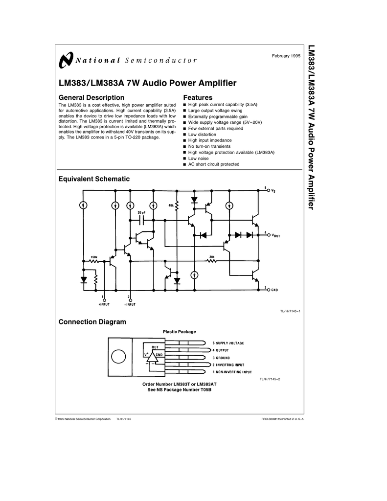 Voltage Converter Circuit Using Tda2003