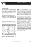 User Guide - Delayed Egress Maglock Kit Sounder