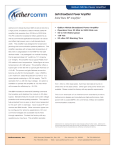 GaN Broadband Power Amplifier