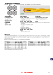 AIRPORT 400 Hztrailing, PUR, halogen