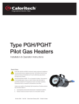 Type PGH/PGHT Pilot Gas Heaters