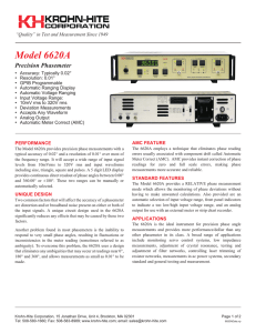 Model 6620A - Krohn