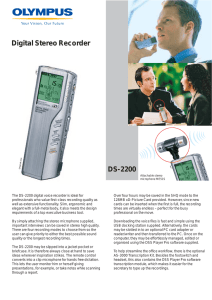 Olympus Interview/Conference Recorder