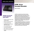 DTMF Siren Encoder/Decoder
