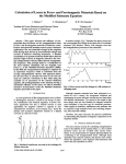 and ferrimagnetic materials based on the modified steinmetz equation