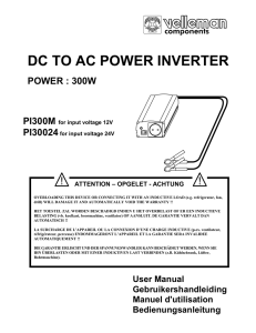DC TO AC POWER INVERTER
