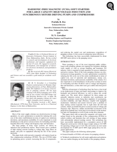 harmonic-free magnetic (fcma) soft starters for large