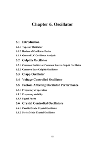 Chapter 6. Oscillator