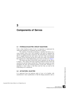 INDUSTRIAL SERVO CONTROL SYSTEMS Fundamentals and