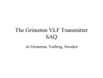 The Grimeton VLF Transmitter SAQ