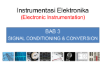Instrumentasi Elektronika (Electronic Instrumentation)