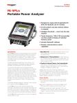 PA-9Plus Portable Power Analyzer - EURO