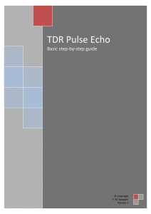 TDR Pulse Echo