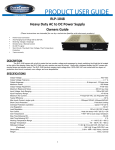 RLP-‐1048 Heavy Duty AC to DC Power Supply