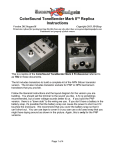 ColorSound ToneBender Mark IITM Replica Instructions