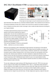 SAC SILK GlowMaster KT88 true balanced Class A Power Amplifier