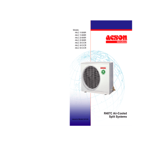 R407C Air-Cooled Split Systems