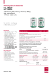 Primary lithium batteries LS 14250 LST 14250