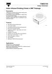 TSMS3700 GaAs Infrared Emitting Diode in SMT Package