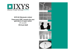 IXYS UK Westcode Limited Press-pack IGBT, towards the next