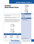 Steam Whistle Valves Catalog Page