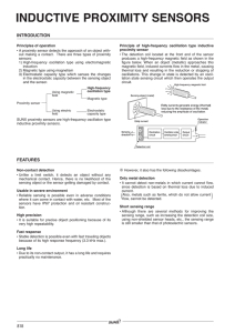 inductive proximity sensors - Q-TECH