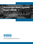 Annunciator Alarm Systems Buyer`s Guide