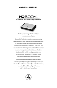 HD600/4 Manual
