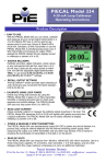 PIECAL Model 334 - PIE Calibrators