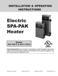 Electric SPA-PAK Heater