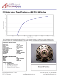 HO Alternator Specifications—GM CS144 Series