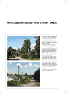 uninsulated Messenger wire system (AMkA)