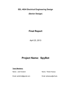 Project Name: SpyBot - University of Florida