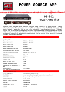 power source amp - Expert Electronic
