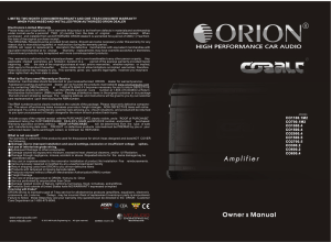 - Orion Car Audio