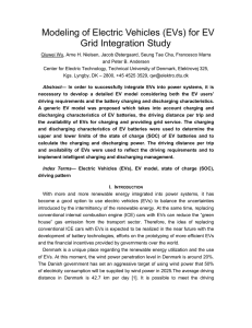 Modeling of Electric Vehicles (EVs) for EV Grid Integration