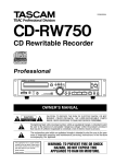 CD Rewritable Recorder