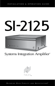 Systems Integration Amplifier®