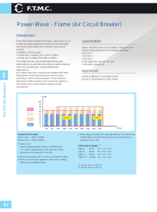 Power-Wave - Frame (Air Circuit Breaker)