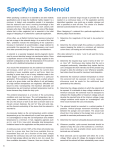 Specifying a Solenoid