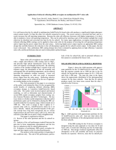 Application of infrared reflecting (IRR)