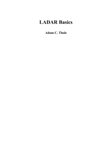 LADAR Basics - adamthole.com
