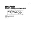 Pen Multimeter - Triplett Test Equipment