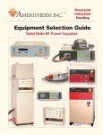 Equipment Selection Guide