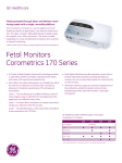 Fetal Monitors Corometrics 170 Series