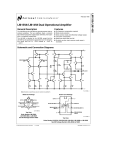 LM1558/LM1458 Dual Operational Amplifier